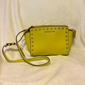 Michael Kors neon yellow bag